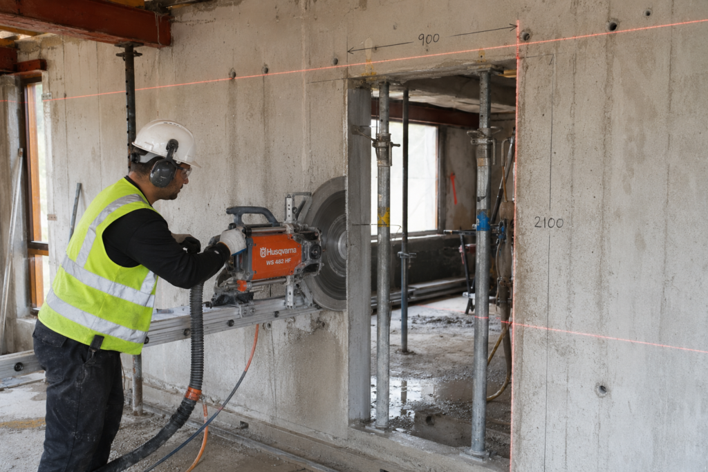 RCC Wall Cutting